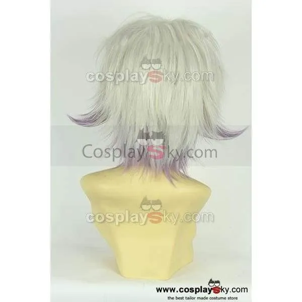 Karneval Nai Muhinyi Silver White Smoky Purple Cosplay Wig