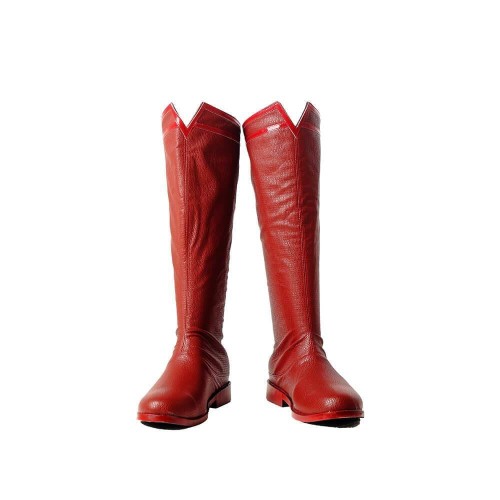 Justice League Superman Costume Men Cosplay Boots