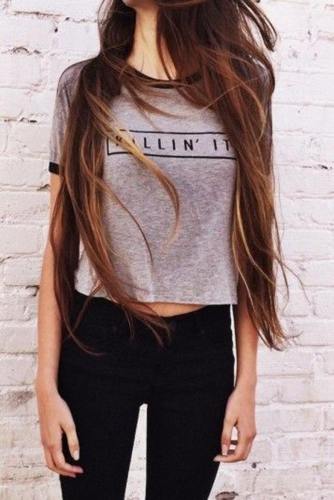 Killin It Crop Top (Grey Version)