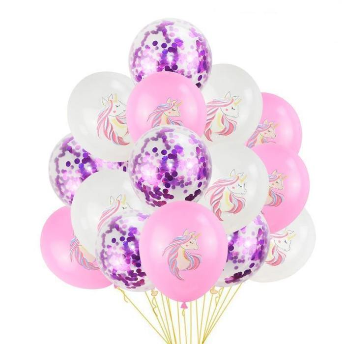 Cute Latex Unicorn Balloons Girls Birthday Party Decoration Gifts