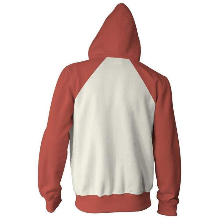 One Punch Man Hoodies - Oppai Zip Up Hooded Sweatshirt