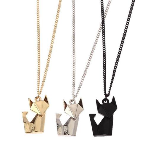 Simply Fashion - Origami Cat Necklace