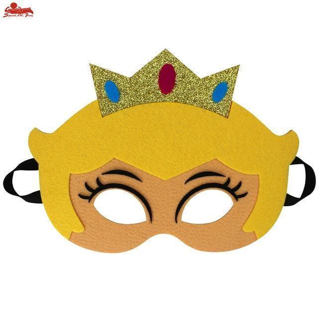 Girls Costume Mask Masquerade Performance Half Face Sequin Lace Mask Princess
