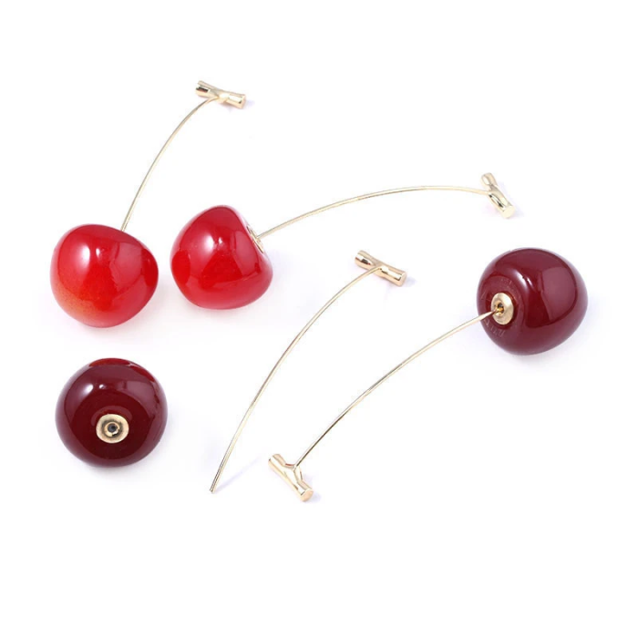 Jojo'S Bizarre Adventure Kakyoin Noriaki Cherry Earring Stud Jewelry