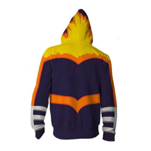 My Hero Academia Anime Cosplay Costume Sweatshirt Zip Up Hoodie