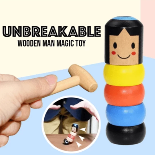 Unbreakable Sturdy Steve Wooden Toy -Bfcm