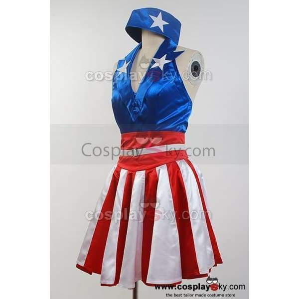 The Avengers Captain America Dress Costume Halloween Cosplay