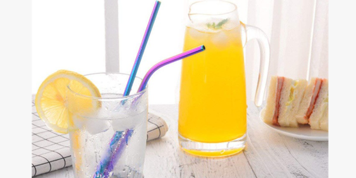 Stainless Steel Straight Or Bent Straws (4- Or 8-Pack) - Bfcm