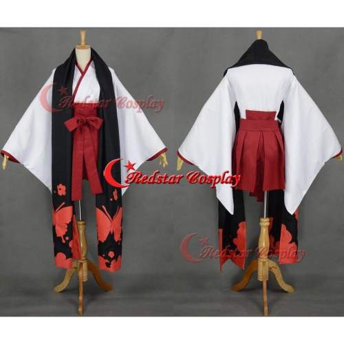 Inu X Boku Ss Shirakiin Ririchiyo Printing Kimono Cosplay Costume