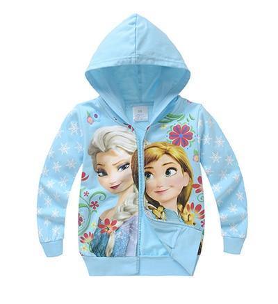 Anna Elsa Hoodies Girls Kid Toddler Sweatshirt Birthday Gift Clothing