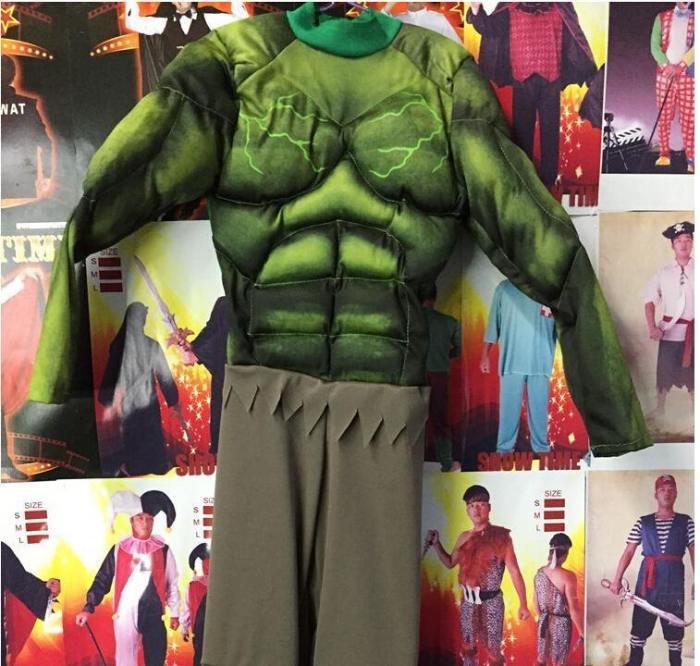 New Avengers Hulk Costumes For Kids/ Fancy Dress/Halloween Carnival Party Cosplay Boy Kids Clothing Decorations Supplies