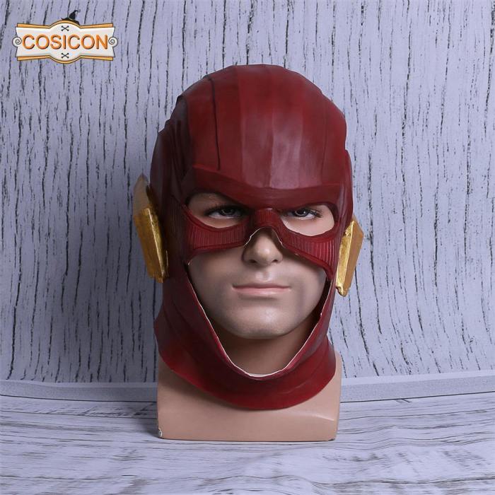 Movie Justice League The Flash Red Mask Cosplay Costume