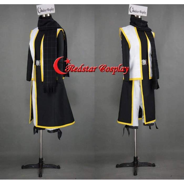 Natsu Dragneel Cosplay Costume From Fairy Tail With Black Scarf Custom In Any Size