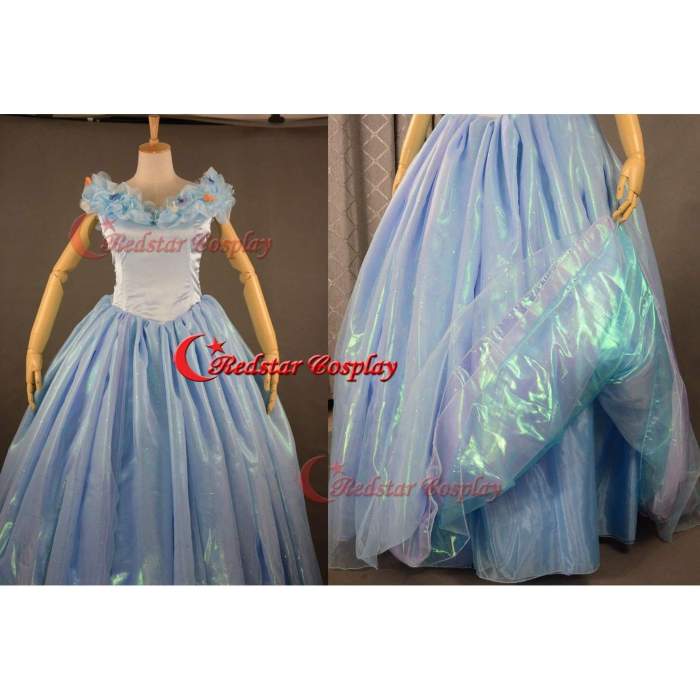 Cinderella Dress, Cinderella Costume, Cinderella 2015 Cosplay Costume For Girls Adult Dress