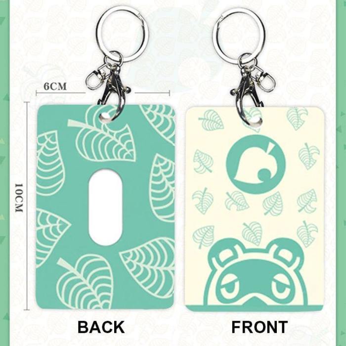 Animal Crossing Tom Nook Student Acrylic Keychain Bag Card Case Holder