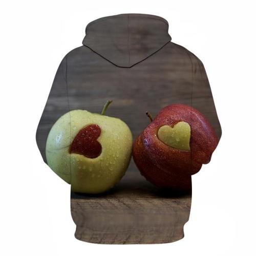 Pair Of Apples 3D - Sweatshirt, Hoodie, Pullover