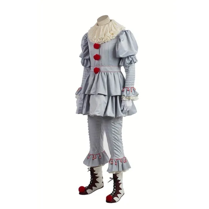 Pennywise Cosplay Scary Clown Costume Halloween Party Cosplay Costume