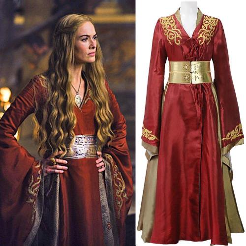 Game Of Thrones Queen Cersei Lannister Red Exclusive Dress