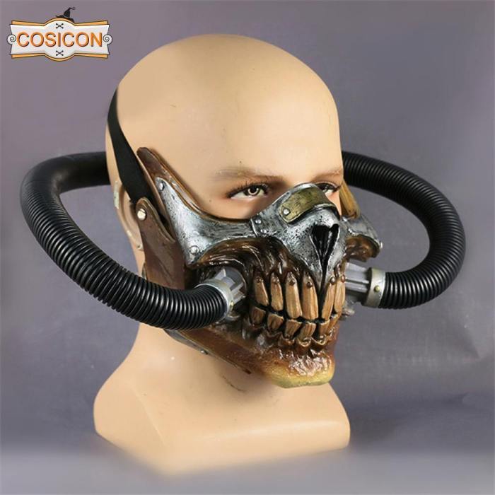 Mad Max Immortal Joe  Half Face Gas Mask Halloween Cosplay Props
