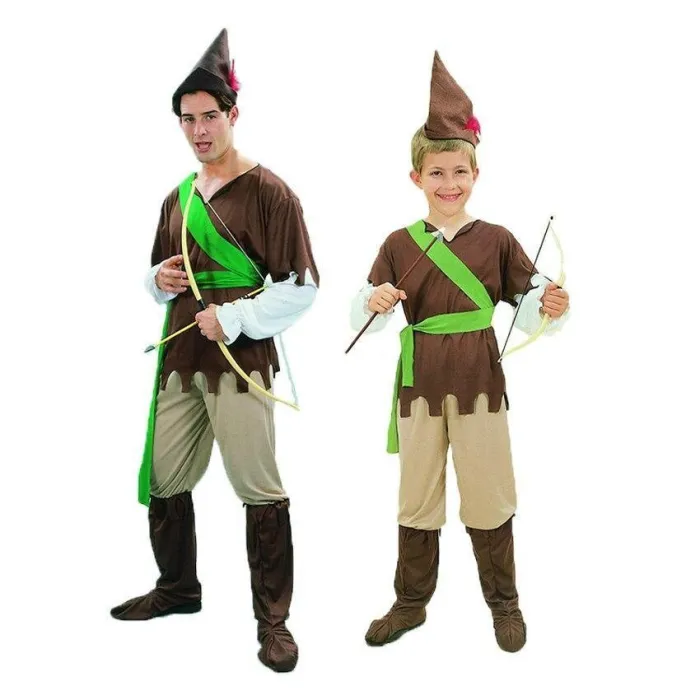 Movie Peter Pan Costumes For Men Boys Elf Hunter Dress Cosplay