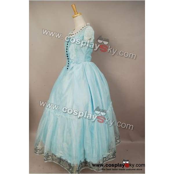 Tim Burton'S Alice In Wonderland Alice Blue Dress Costume