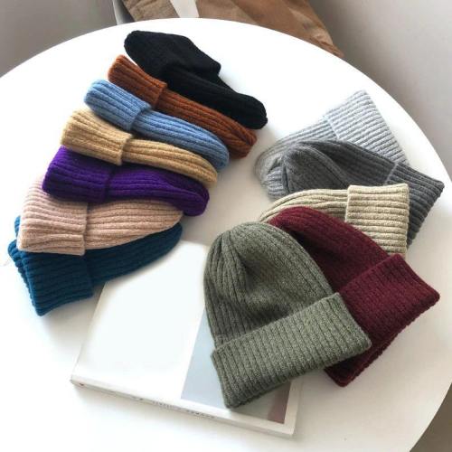 Candy-Colored Soft Knitted Winter Hat