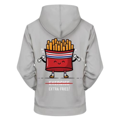 Extra Fries Please 3D - Sweatshirt, Hoodie, Pullover