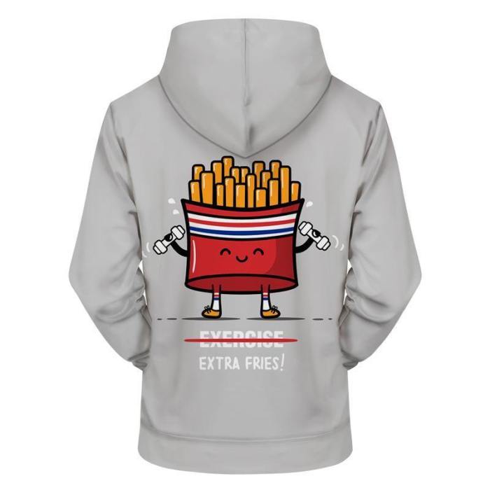 Extra Fries Please 3D - Sweatshirt, Hoodie, Pullover