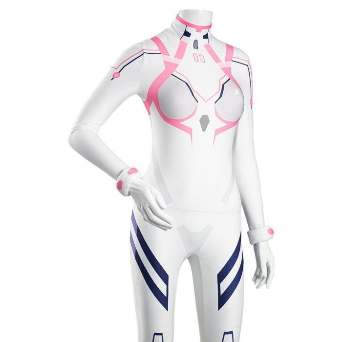 Evangelion 4.0 Final Eva Makinami Mari Illustrious White Jumpsuit Battle Outfits Halloween Carnival Suit Cosplay Costume