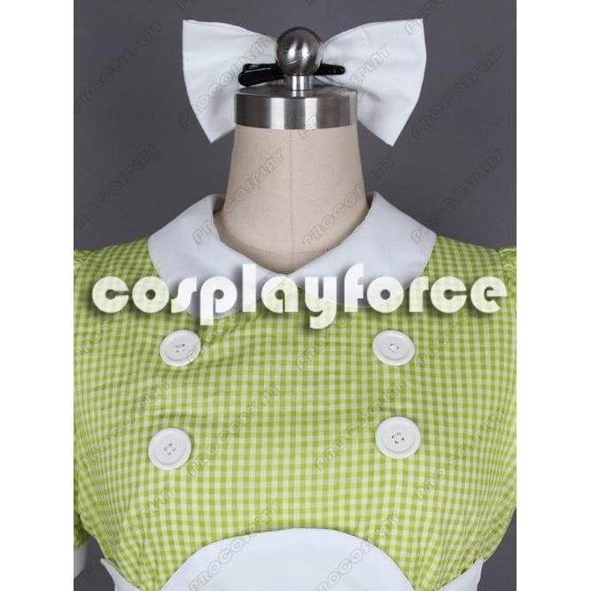 Bioshock Little Sister Green Plaid Cosplay Costumes