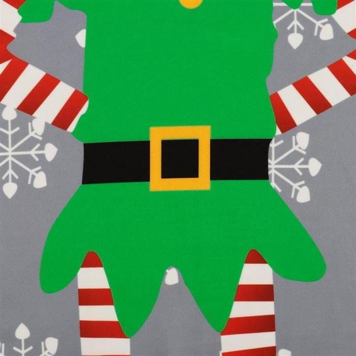 Mens Gray Pullover Sweatshirt 3D Graphic Printing Merry Christmas Pattern