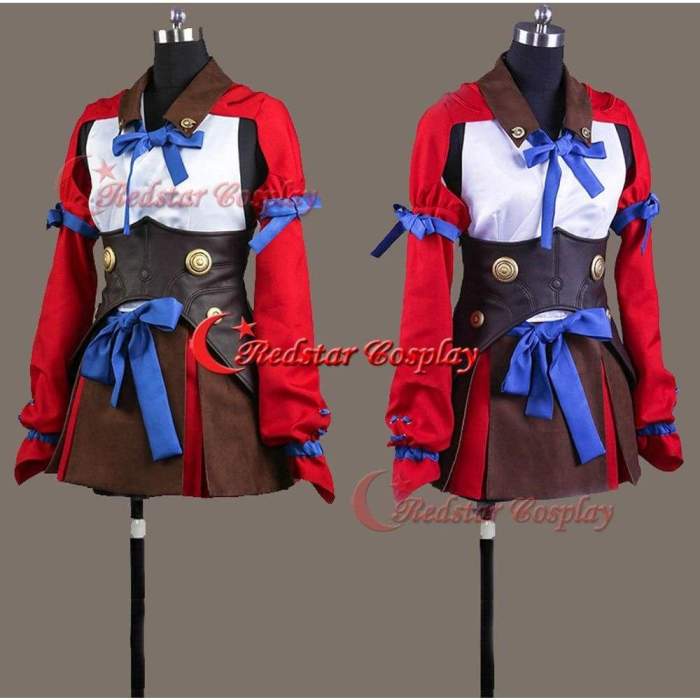 Kabaneri Of The Iron Fortress Mumei Nameless Cosplay Costume Battle Outfit Dress