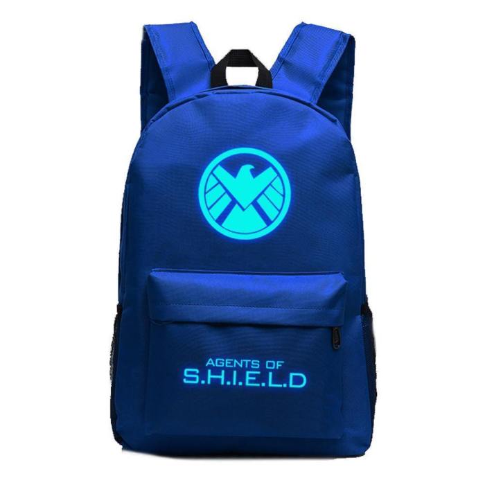 Marvel Comic The Agent Of S.H.I.E.L.D Luminous Computer Backpack 19X12'' Csso107
