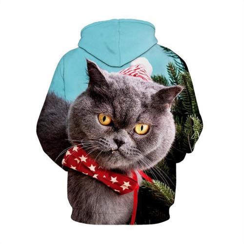 Mens Hoodies 3D Graphic Printed Christmas Totoro Pullover