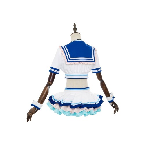 Love Live! Sunshine!! You Watanabe G'S Magazine Sailor Suit Swimsuit Cosplay Costume