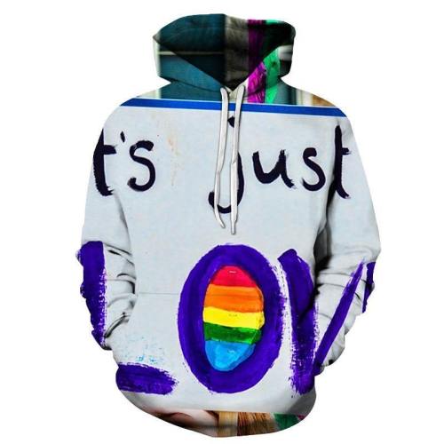 It'S Just Love 3D - Sweatshirt, Hoodie, Pullover