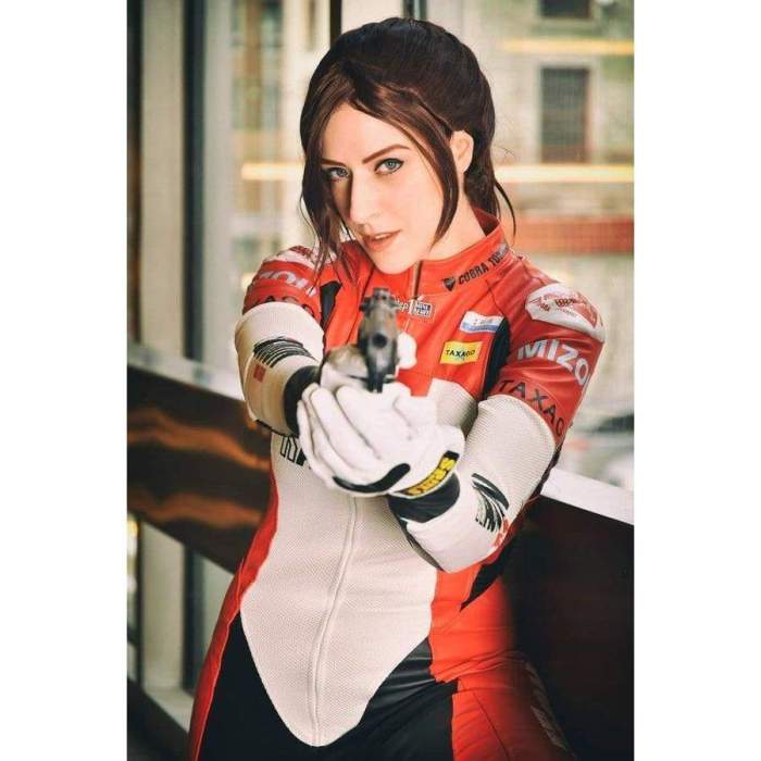 Resident Evil 2 Remake Re Claire Redfield Elza Walker Dlc Outfit Cosplay Costume