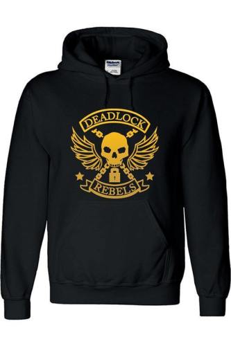 Overwatch Hoodie Ashe Black Deadlock Rebels Pullover Sweatshirt