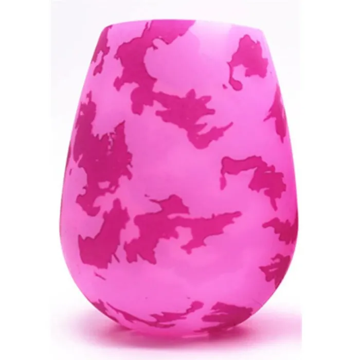 Multi Design Silicone Printed Wine Glasses