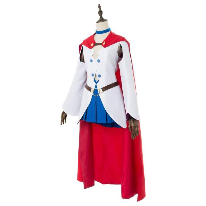 Little Witch Academia Ursula Callistis Shiny Chariot Dress Cape Cosplay Costume