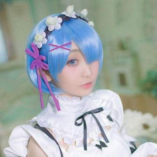 Re:Zero Life In A Different World From Zero Rem Cosplay Wigs