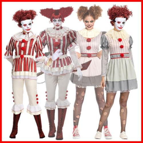 Stephen Kings It Women Joker Costume Pennywise Costume Halloween Cosplay Costumes Outfit Suit