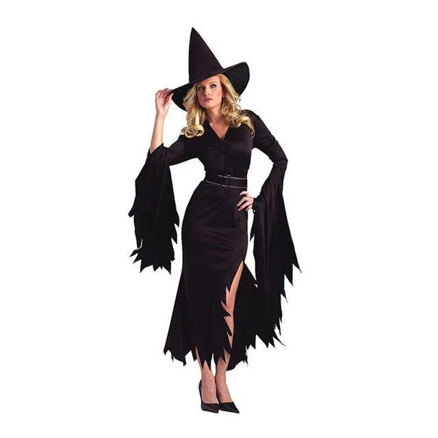 Halloween Sexy Witch Costumes Adult Women Queen Carnival Party Cosplay Fancy Dress