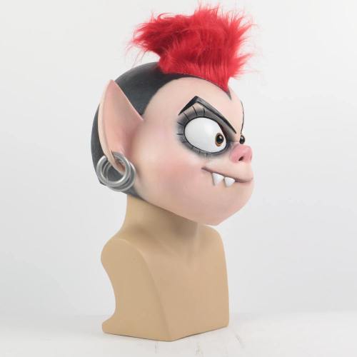 Trolls World Tour 2 Cosplay Queen Barb Punk Mask Latex Masquerade Party Mask Props New