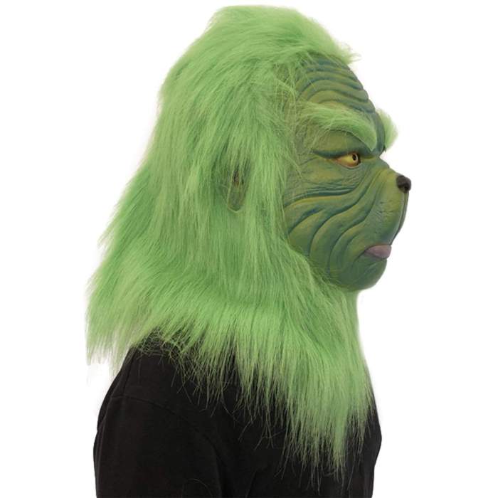 How The Grinch Stole Christmas Grinch Mask Adult Latex