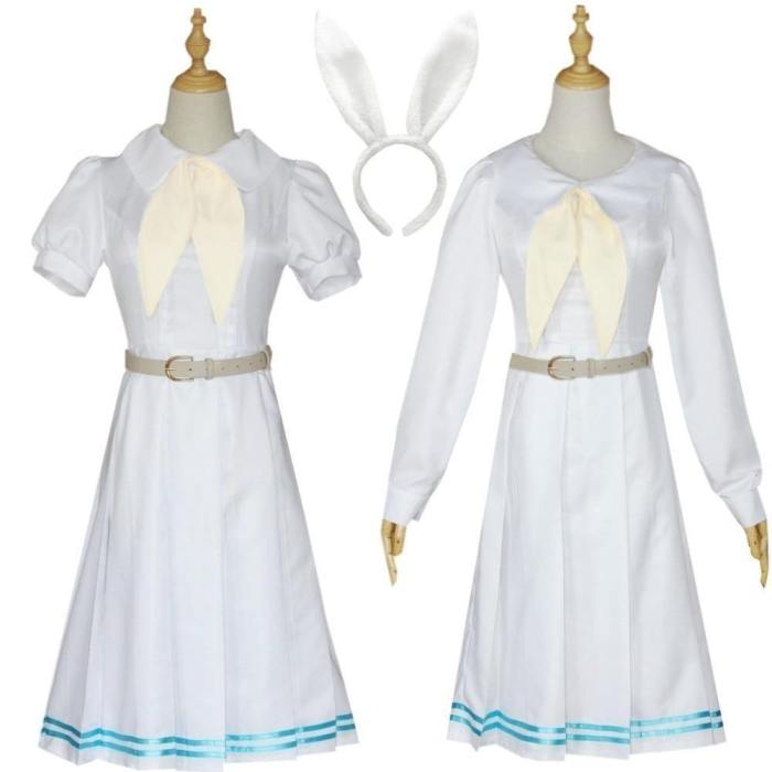 Beastars Juno Haru Cosplay Costume Dress Sailor Suit Rabbit Uniform