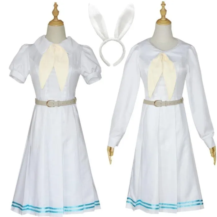 Beastars Juno Haru Cosplay Costume Dress Sailor Suit Rabbit Uniform