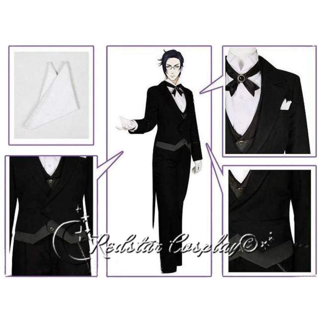 Black Butler Claude Faustus Cosplay Costume Custom in Any size