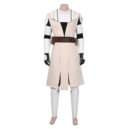 Star Wars: The Clone Wars -Obi- Wan Kenobi Coat Uniform Outfits Halloween Carnival Suit Cosplay Costume