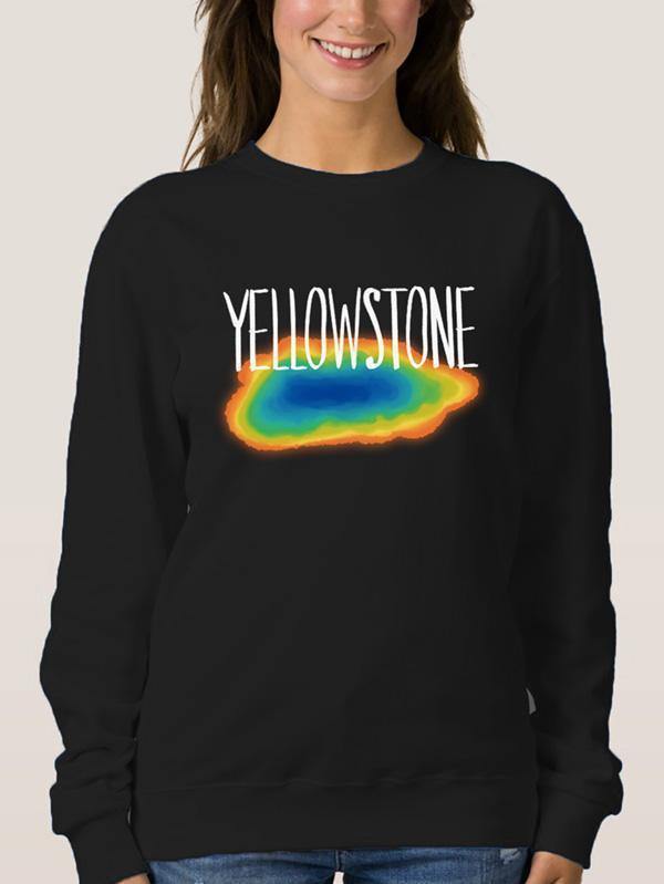Womens Men Yellowstone Black Sweatshirt